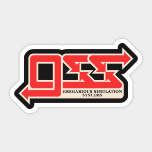 Gregarious Simulation Systems GSS Classic Sticker